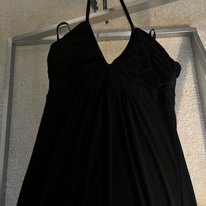 “Dark Goddess” Long Black Maxi Dress